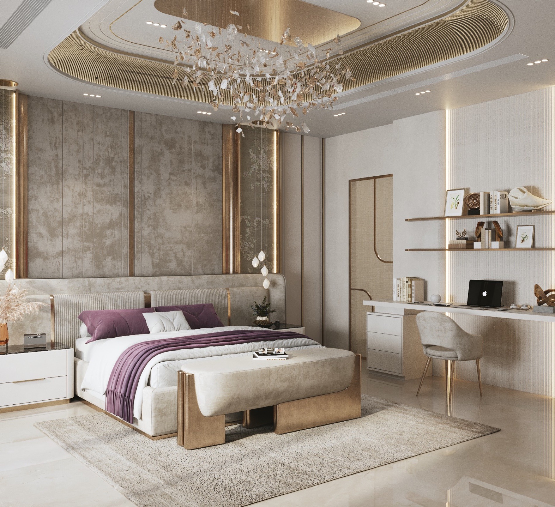 Bedroom & Study — The Study Suite, Anusha Shetty Designs